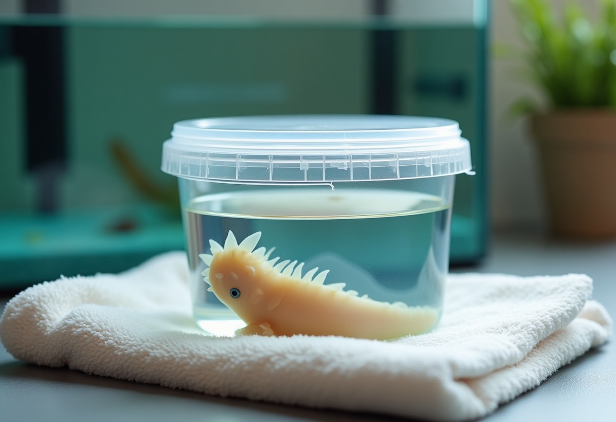 Safe Axolotl Handling Transport: Moving and Vet Visits Made Easy